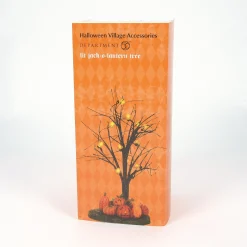 Lit Jack-O-Lantern Tree